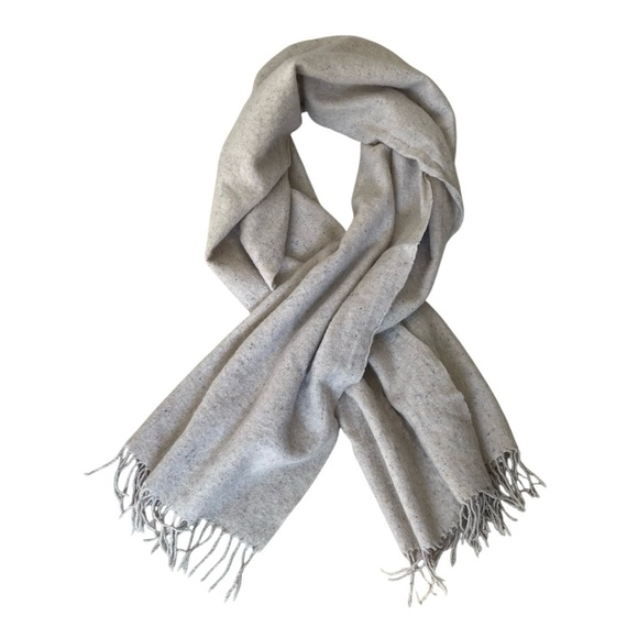 Madewell Beige Wool Winter Blanket Scarf - Picture 2 of 10